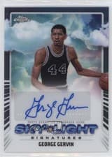 2024-25 Topps Chrome Sky-Light Signatures George Gervin #SLS-GG card