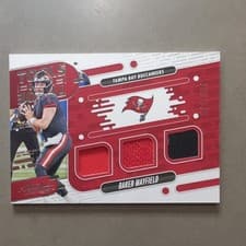 2024 Panini Absolute Tools of the Trade Triple Baker Mayfield #TOTT-BMD card