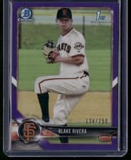Blake Rivera 2018 Bowman Draft card