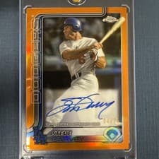 2025 Topps Chrome Update Legends Autographs Steve Garvey #CLA-SG card