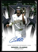 2025 Topps Update Baseball Stars Autographs Denzel Clarke #BSAU-DC card