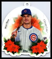 2025 Topps Holiday Oversized Die-Cut MLB Ornaments Matt Shaw #OO-9 card