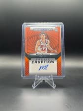 2024-25 Panini Obsidian Rookie Eruption Autographs Matas Buzelis #REA-BUZ card