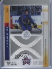 2024-25 SP Game Used 2024 All-Star Game Net Cord Relics Clayton Keller #ASN-CK card