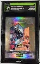 Shedeur Sanders 2025 Panini Prizm Draft Picks On Campus card