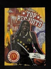 2025 Topps Chrome McDonald's All American Top Recruits Agot Makeer #TP-17 card