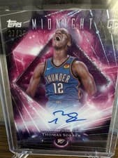 2025-26 Topps Midnight Dark Matter Autographs Rookies Thomas Sorber #DMAR-TS card