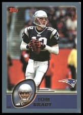 2003 Topps Tom Brady #258 card