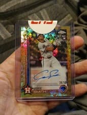 2025 Topps Chrome Logofractor Edition Rookie Autographs Cam Smith #RA-CAM card