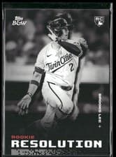 2025 Topps Black & White Rookie Resolution Brooks Lee #RR4 card