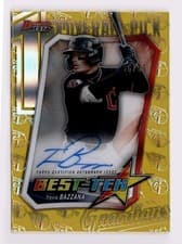 2025 Bowman's Best Best Tek Autographs Travis Bazzana #BTA-TB card