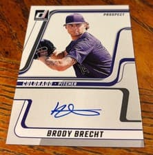 2025 Donruss Next Day Autographs Brody Brecht #ND-BB card