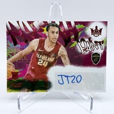 2024-25 Panini Court Kings Fresh Paint Autographs Jaylon Tyson #FP-JAY card