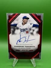 2025 Topps Tier One Autographs Yoshinobu Yamamoto #T1A-YY card