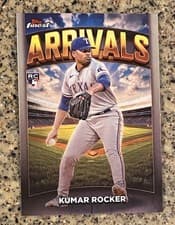 Kumar Rocker 2025 Topps Finest Arrivals card
