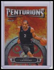 2024-25 Finest Centurions Kawhi Leonard #C-13 card
