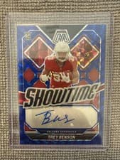 2024 Panini Mosaic Showtime Signatures Trey Benson #SS-TBN card