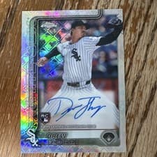 Drew Thorpe 2025 Topps Chrome Logofractor Edition Rookie Autographs card
