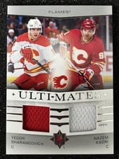Yegor Sharangovich/Nazem Kadri 2024-25 Upper Deck Ultimate Collection Ulti-Mates Jersey card