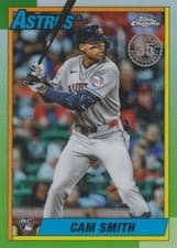 2025 Topps Chrome Update 1990 Topps Chrome Cam Smith #90CU-15 card