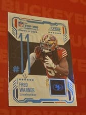 2025 Score Top 100 Fred Warner #11 card