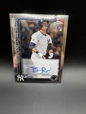Ben Rice 2025 Topps Chrome Rookie Autograph card