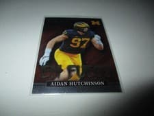 Aidan Hutchinson 2022 Panini Select Draft Picks En Fuego card