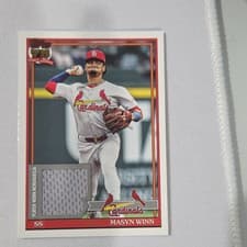 2026 Topps 1991 Topps Relics Masyn Winn #91R-MW card