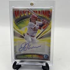 2025 Bowman Chrome Max Volume Autographs JJ Wetherholt #MVA-JW card