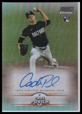 2025 Stadium Club Chrome Autographs Cade Povich #SCCA-CP card