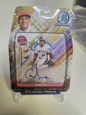 2024 Bowman Draft Bowman In Action Autographs Christian Moore #BIA-CM card