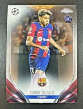 Lamine Yamal 2023 Topps Chrome UEFA Club card