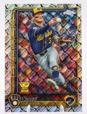 2025 Topps Chrome Update Cup Card Variation Joey Ortiz #165 card