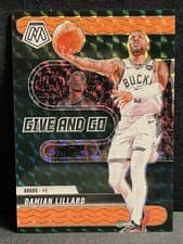 Damian Lillard 2024 Panini Mosaic Give and Go card