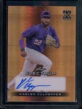 2024 Leaf Electrum Baseball Base Autograph Kaelen Culpepper #BA-KC2 card
