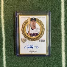 2025 Topps Gilded Collection Gilded Champions Autographs Josh Jung #GCH-JJ card