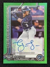 2025 Topps Pro Debut Autographs George Lombard Jr. #PD-41 card