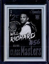 2025-26 Panini Signature Series Class Masters Will Richard #22 card