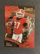 Nick Chubb 2022 Panini Select Draft Picks card