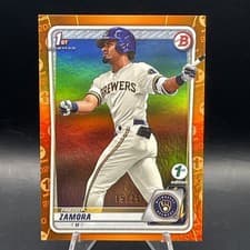 Freddy Zamora 2020 Bowman Draft 1st Edition card