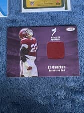 2026 SAGE Football Athlete Apparel LT Overton #AA-LTO card