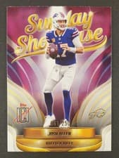 2025 Topps Signature Class Sunday Showcase Josh Allen #SS-7 card