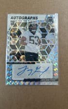 Jaylan Ford 2024 Panini Mosaic Autographs Mosaic card