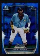 Junior Caminero 2023 Bowman Chrome Prospects card