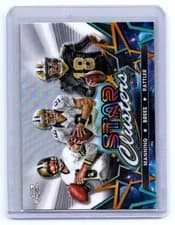 Spencer Rattler / Drew Brees / Archie Manning 2024 Topps Chrome Cosmic Star Clusters card