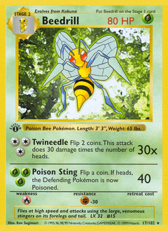 1999 Base Beedrill #17