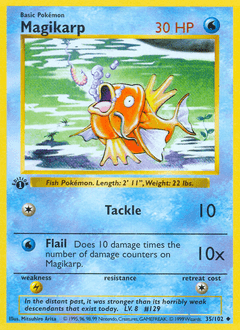 1999 Base Magikarp #35
