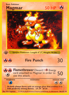 1999 Base Magmar #36