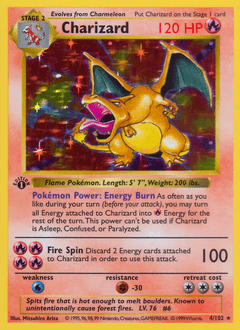 1999 Base Charizard #4