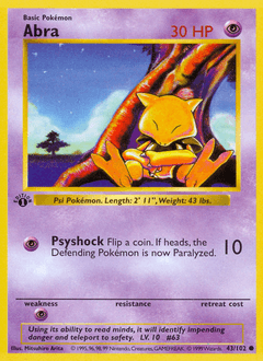 1999 Base Abra #43